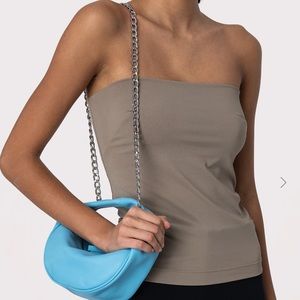 By Far Mini Cush Bag LAGOON Blue